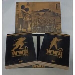 WWII: The Complete History - DVD‎ - 2 Box Set - All CD w/ NO SCRATCHES